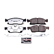 Front Z36 Truck Carbon-Fiber Ceramic Brake Pads with Stainless-Steel Hardware Kit