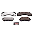 Z36-225 Front OR Rear Z36 Truck Carbon-Fiber Ceramic Brake Pads with Stainless-Steel Hardware Kit