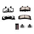 Z36-375 Front Z36 Truck Carbon-Fiber Ceramic Brake Pads with Stainless-Steel Hardware Kit