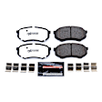 Z36-389 Front Z36 Truck Carbon-Fiber Ceramic Brake Pads with Stainless-Steel Hardware Kit