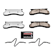 Z36-450 Front Z36 Truck Carbon-Fiber Ceramic Brake Pads with Stainless-Steel Hardware Kit