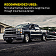 2001 Ford F-150 - Front Carbon Fiber Ceramic Brake Pad Set, with 7 Lug Wheels, with 8 Lug Wheels, Z36 Extreme Truck And Tow