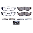 Z36-702A Rear Z36 Truck Carbon-Fiber Ceramic Brake Pads with Stainless-Steel Hardware Kit