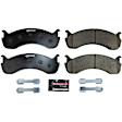 Z36-786 Front OR Rear Z36 Truck Carbon-Fiber Ceramic Brake Pads with Stainless-Steel Hardware Kit