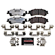 Z36-792 Rear Z36 Truck Carbon-Fiber Ceramic Brake Pads with Stainless-Steel Hardware Kit