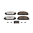 Z36-827 Front OR Rear Z36 Truck Carbon-Fiber Ceramic Brake Pads with Stainless-Steel Hardware Kit