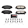 Z36-914 Front Z36 Truck Carbon-Fiber Ceramic Brake Pads with Stainless-Steel Hardware Kit