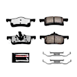 Z36-935 Rear Z36 Truck Carbon-Fiber Ceramic Brake Pads with Stainless-Steel Hardware Kit