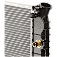 Radiator, 3.2L/3.3L/3.8L/4.1L/4.3L/4.4L/4.8L/4.9L/5.0L/5.7L/6.5L/6.6L Engines, Automatic Transmission Cooler, Aluminum Core, Plastic Tank