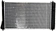 Radiator, 2.2L/2.3L/2.4L Engines, Aluminum Core, Plastic Tank