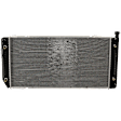 Radiator, 8 Cyl., 5.0L/5.7L Engines, Aluminum Core, Plastic Tank, 34 in. Core Width, With Engine Oil Cooler, Measures 34-inches Between Tanks
