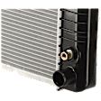 Radiator, 8 Cyl., 5.0L/5.7L Engines, Aluminum Core, Plastic Tank, 34 in. Core Width, With Engine Oil Cooler, Measures 34-inches Between Tanks