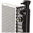 Radiator, 8 Cyl., 5.0L/5.7L Engines, Aluminum Core, Plastic Tank, 34 in. Core Width, With Engine Oil Cooler, Measures 34-inches Between Tanks