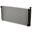Radiator, 8 Cyl., 5.0L/5.7L Engines, Aluminum Core, Plastic Tank, 34 in. Core Width, With Engine Oil Cooler, Measures 34-inches Between Tanks