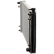 Radiator, 8 Cyl., 5.0L/5.7L Engines, Aluminum Core, Plastic Tank, 34 in. Core Width, With Engine Oil Cooler, Measures 34-inches Between Tanks