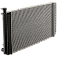 Radiator, 8 Cyl., 5.0L/5.7L Engines, Aluminum Core, Plastic Tank, 34 in. Core Width, With Engine Oil Cooler, Measures 34-inches Between Tanks