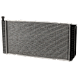 Radiator, 8 Cyl., 5.0L/5.7L Engines, Aluminum Core, Plastic Tank, 34 in. Core Width, With Engine Oil Cooler, Measures 34-inches Between Tanks