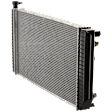 Radiator, 8 Cyl., 5.0L/5.7L Engines, Aluminum Core, Plastic Tank, 34 in. Core Width, With Engine Oil Cooler, Measures 34-inches Between Tanks