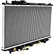 Radiator, 1.5L/1.8L Engines, Automatic or Manual Transmission, Standard Duty Cooling, Aluminum Core, Plastic Tank