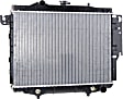 Radiator, 6/8 Cyl., 3.9/5.2L Engines, Plastic Tank, Without Engine Oil Cooler