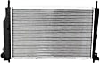 Radiator, 2.0L/2.5L Engines, Automatic or Manual Transmission, Aluminum Core, Plastic Tank