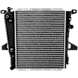 Radiator, 2.2L/3.0L/4.0L Engines, Heavy Duty Cooling, Aluminum Core, Plastic Tank