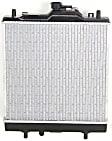Radiator, 1.0L/1.3L Engines, Aluminum Core, Plastic Tank