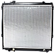 Radiator, 2.4L/2.7L/3.4L Engines, Automatic Transmission, 4WD, Aluminum Core, Plastic Tank