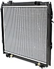 Radiator, 3.4L Engine, Base/DLX/SR5 Models, Aluminum Core, Plastic Tank, RWD, Automatic Transmission