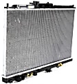Radiator, 2.7L/3.0L Engines, Aluminum Core, Plastic Tank