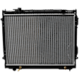 Radiator, 2.4L/2.7L Engines, Aluminum Core, Plastic Tank, RWD, Automatic Transmission