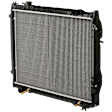 Radiator, 2.4L/2.7L Engines, Aluminum Core, Plastic Tank, RWD, Automatic Transmission