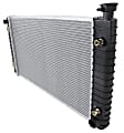 Radiator, 6/8 Cyl., 4.3/5.0L Engines, Aluminum Core, Plastic Tank, 28 in. Core Width, with Engine Oil Cooler