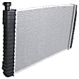 Radiator, 6/8 Cyl., 4.3/5.0L Engines, Aluminum Core, Plastic Tank, 28 in. Core Width, with Engine Oil Cooler