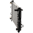 Radiator, 2.4L/3.0L/3.3L/3.8L Engines, Aluminum Core, Plastic Tank