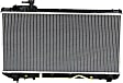 Radiator, 2.0L Engine, Aluminum Core, Plastic Tank
