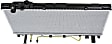 Radiator, 2.0L Engine, Aluminum Core, Plastic Tank