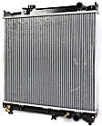 Radiator, 1.6L Engine, Aluminum Core, Plastic Tank