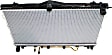 Radiator, 1.8L/2.0L Engines, Automatic Transmission, Aluminum Core, Plastic Tank