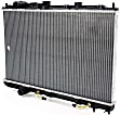 Radiator, 1.5L/1.8L Engines, Automatic or Manual Transmission, Aluminum Core, Plastic Tank