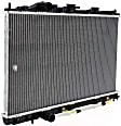 Radiator, 1.5L/1.8L Engines, Automatic or Manual Transmission, Aluminum Core, Plastic Tank