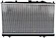 Radiator, 1.5L/1.8L Engines, Automatic or Manual Transmission, Aluminum Core, Plastic Tank
