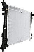 Radiator, 2.4L/3.0L/3.5L/3.6L Engines, Aluminum Core, Plastic Tank