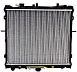 Radiator, 2.0L Engine, Automatic or Manual Transmission, Aluminum Core, Plastic Tank