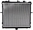 Radiator, 2.0L Engine, Automatic or Manual Transmission, Aluminum Core, Plastic Tank