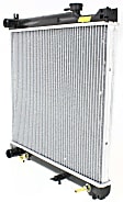 Radiator, 1.8L/2.0L/2.5L Engines, Automatic or Manual Transmission, Aluminum Core, Plastic Tank
