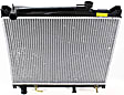 Radiator, 1.8L/2.0L/2.5L Engines, Automatic or Manual Transmission, Aluminum Core, Plastic Tank