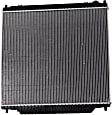 Radiator, 5.4L Engine, 1 in. Core Size, Aluminum Core, Plastic Tank
