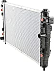 Radiator, 2.7L/3.2L/3.5L Engines, Aluminum Core, Plastic Tank