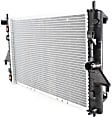 Radiator, 1.9L Engine, Aluminum Core, Plastic Tank